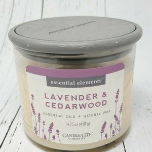 Candle Lite Essential Elements 3-Wick Jar Candle L